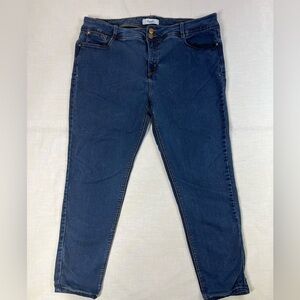 Angels Womens Slim Skinny Jeans Blue Denim women’s size 22 W A-5